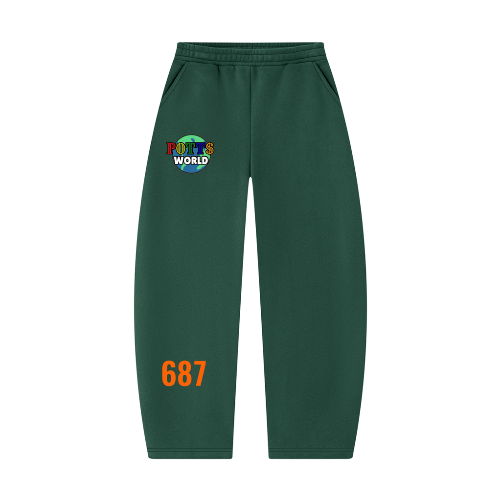 PW Unisex Barrel Leg Sweatpants