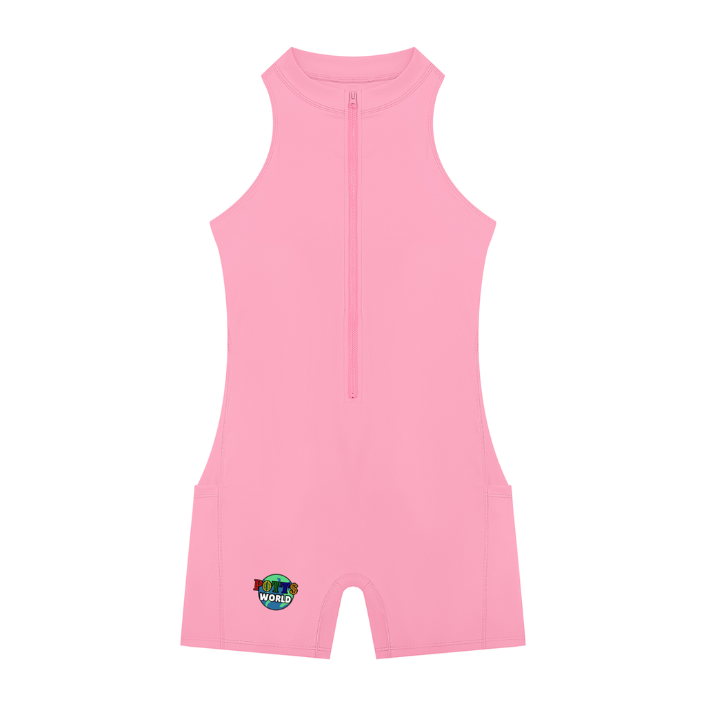Women’s Quarter-Zip Yoga Romper