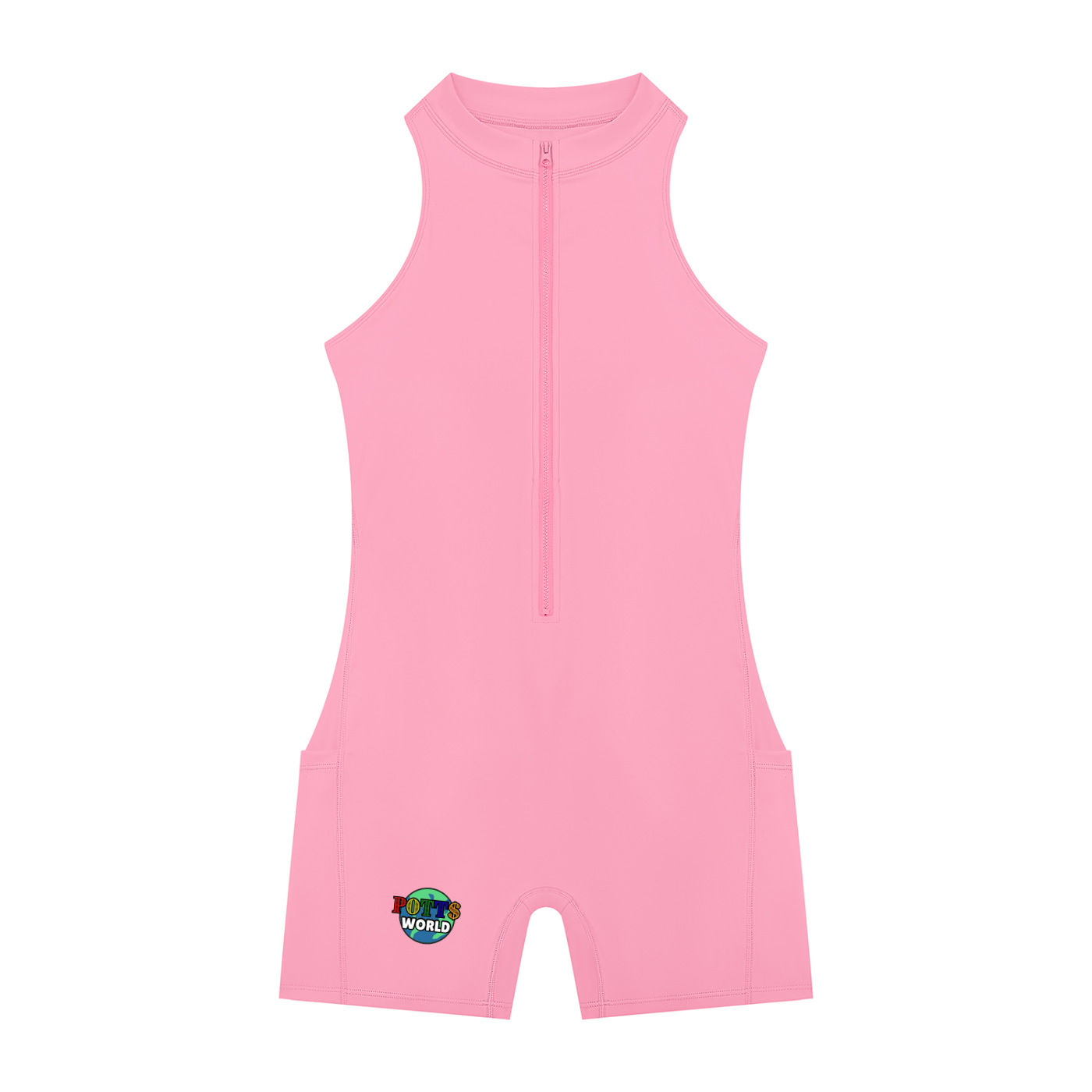 Women’s Quarter-Zip Yoga Romper