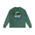 Acid Wash Oversize Long Sleeve T-Shirt